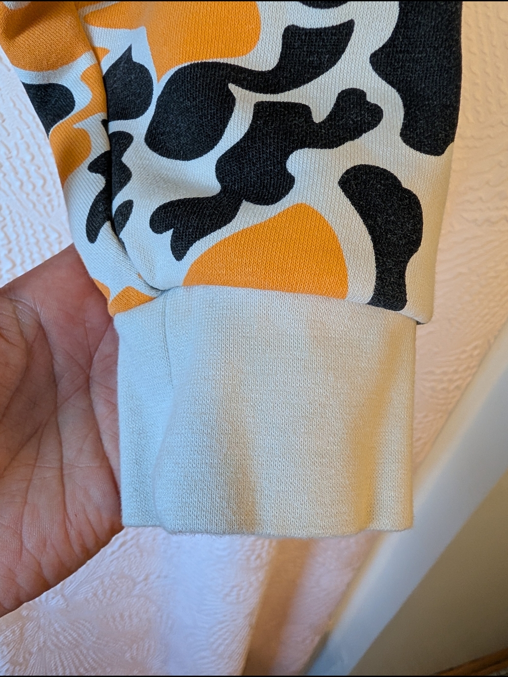 Kappa Women's Orange Camo Hoodie - S - Picture 9 of 10
